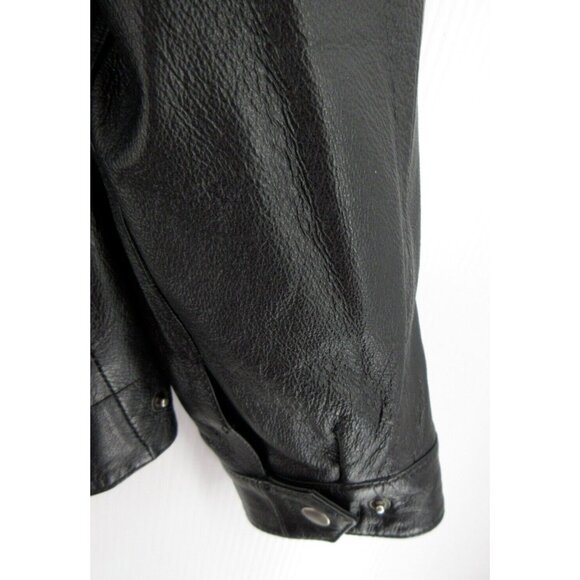 St Johns Bay Jacket Large Genuine Leather Bomber Insulated Heavy Duty* - Picture 3 of 12